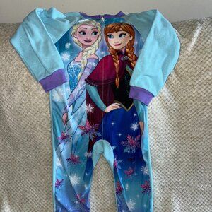 Disney Frozen Girls Pajamas One-Piece Sleeper 4/5 (two available for twins)